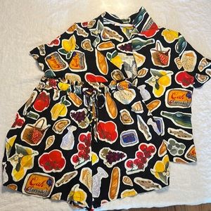 Lisa Says Gah original Italian Summer Andie Set- Medium HTF! EUC